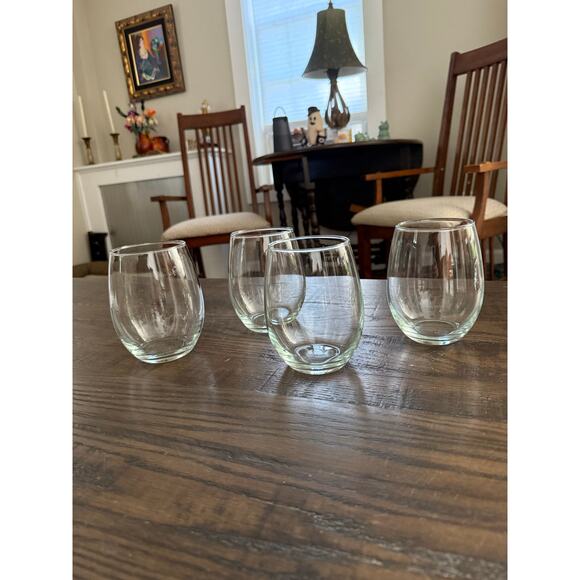 Set of 4 HOME Essentials & Beyond 21 oz. Stemless Wine Goblets - Picture 1 of 8